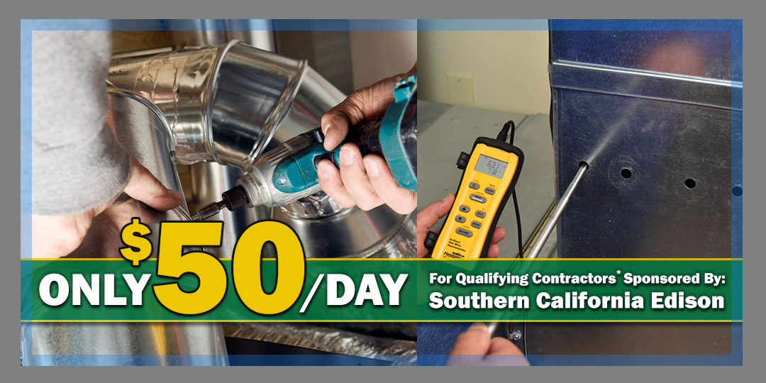 Duct System Optimization & Residential Air Balancing Certification Program – SCE